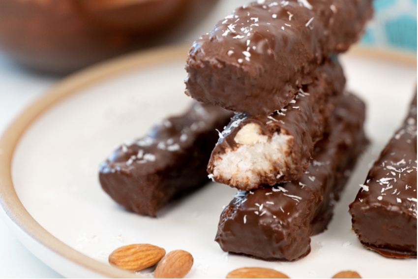 Healthy Almond Joy Protein Bars