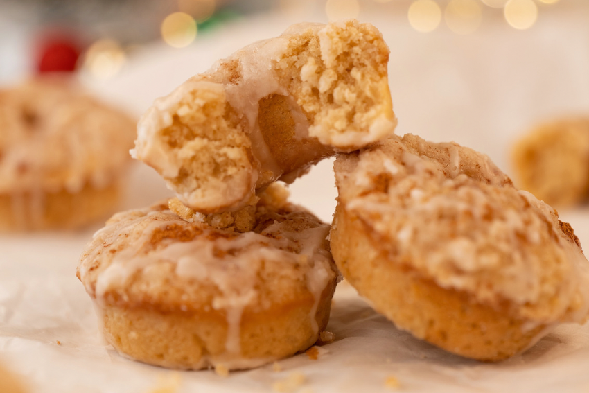 Coffee Cake Mini Donuts