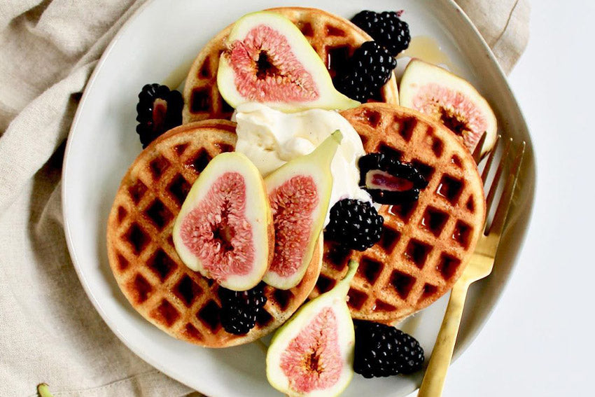 Vanilla Protein Waffles by Honey Street