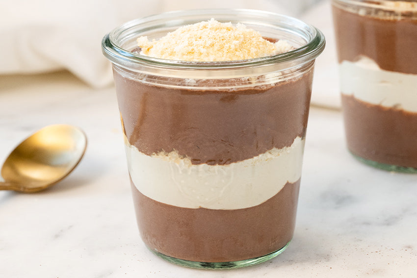 Healthy Protein Tiramisu Cups