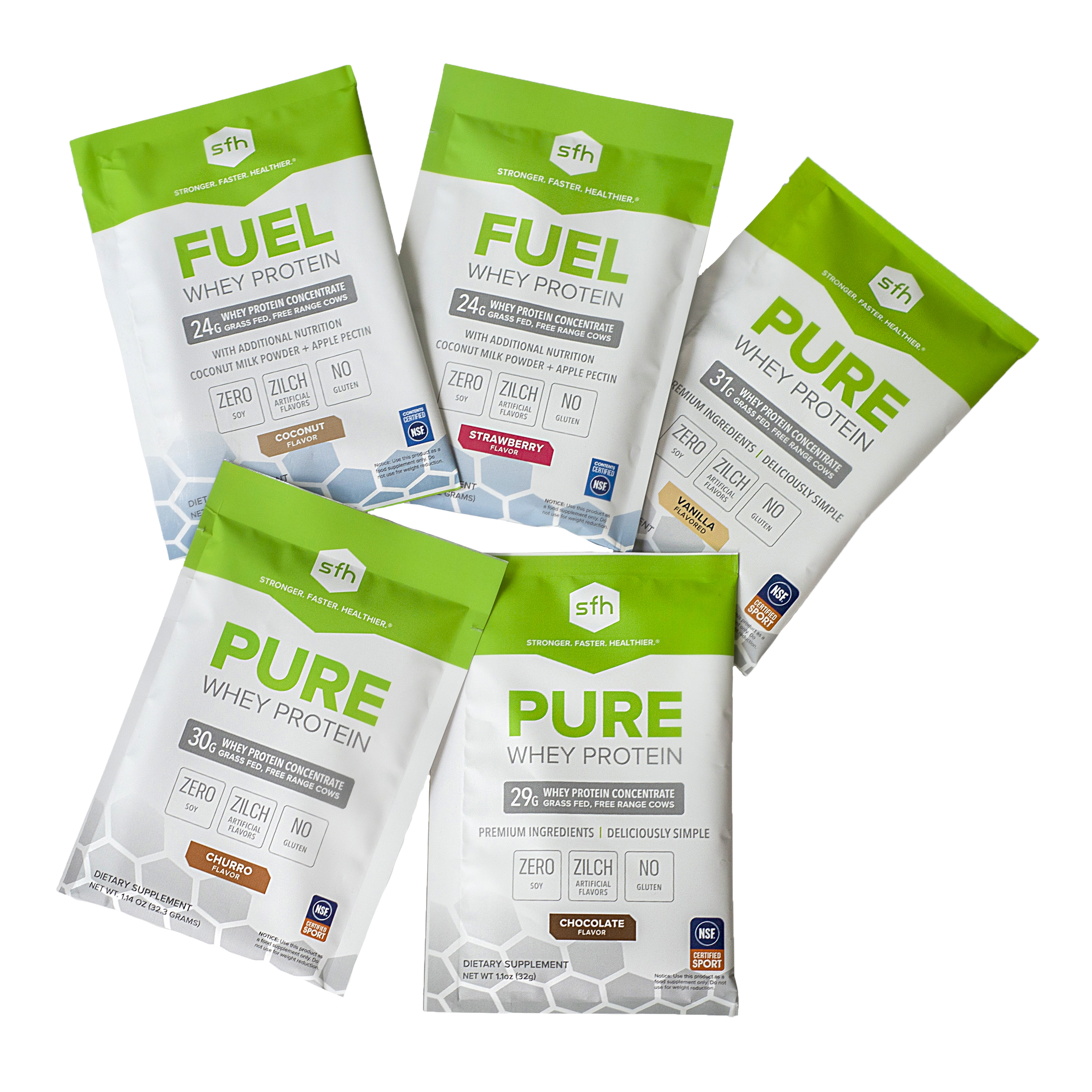 WHEY PROTEIN VARIETY PACK