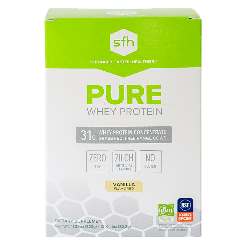 Grass Fed Pure Whey Protein Powder - SFH