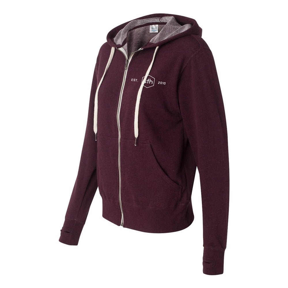 UNISEX ZIP-UP SFH HOODIE.