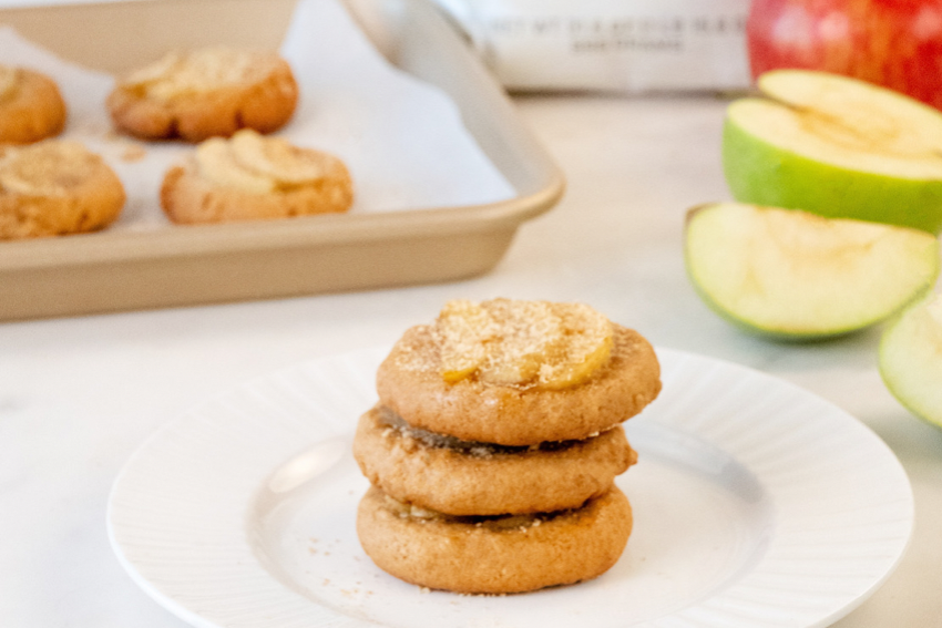 Mini Crumbl Apple Pie Cookies