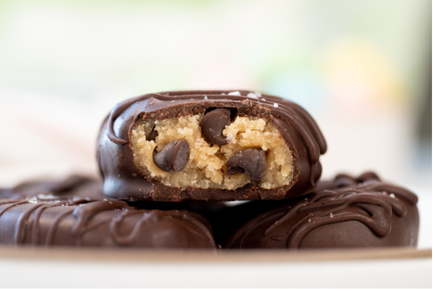 Vegan Cookie Dough Chocolate Eggs