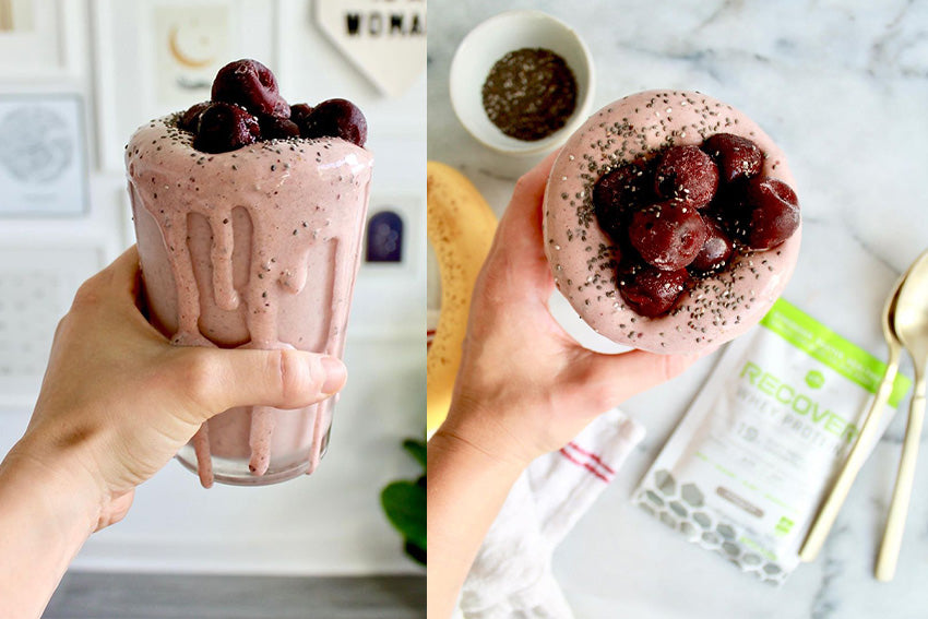 Cherry Chocolate Chia Smoothie