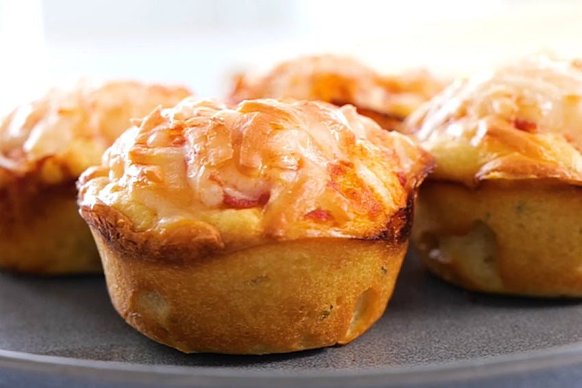 High Protein Pizza Muffins