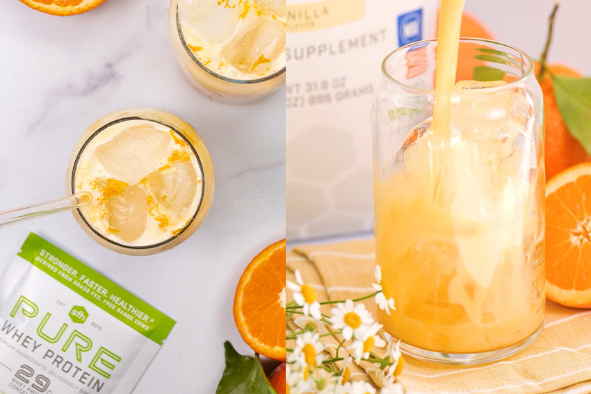 3-Ingredient Orange Creamsicle Protein Shake