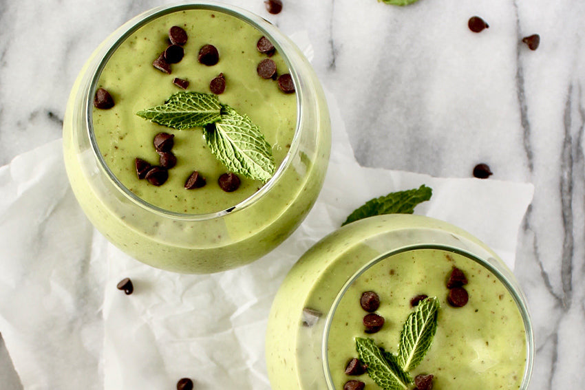 Summer Mint Chip Smoothie