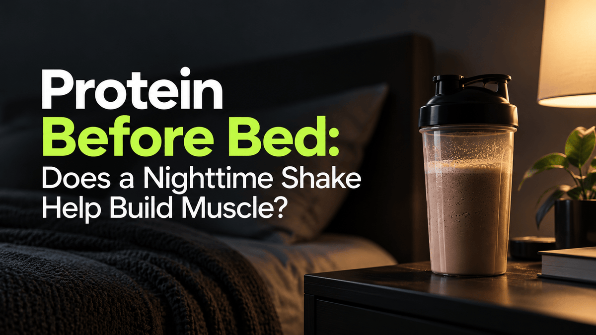 Protein Before Bed: Does a Nighttime Shake Help Build Muscle?