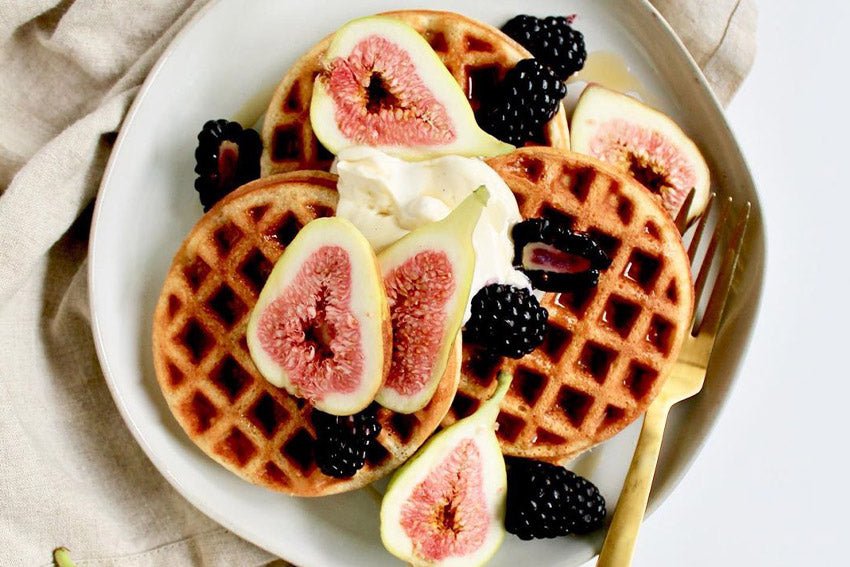 Vanilla Protein Waffles by Honey Street