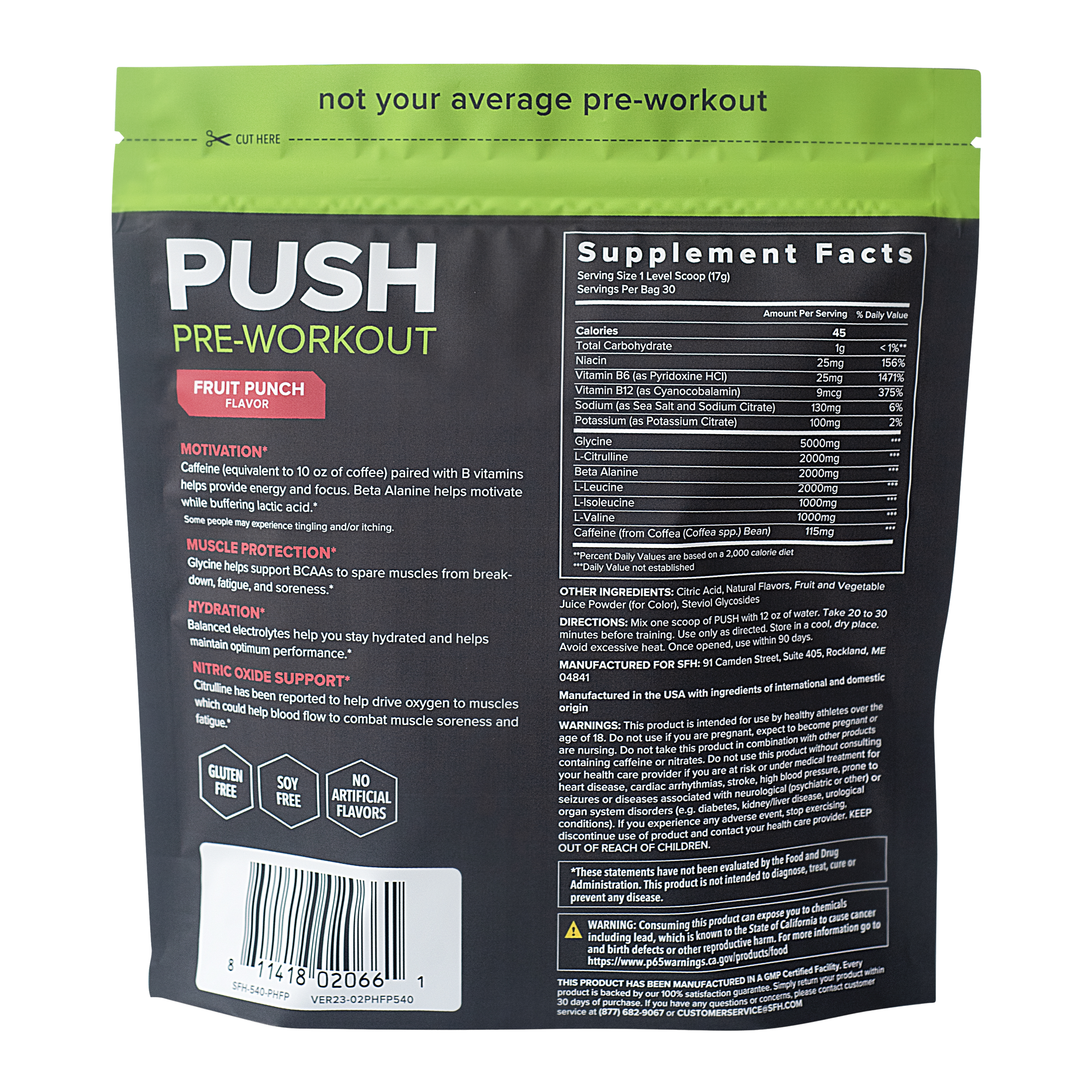 PUSH PRE-WORKOUT