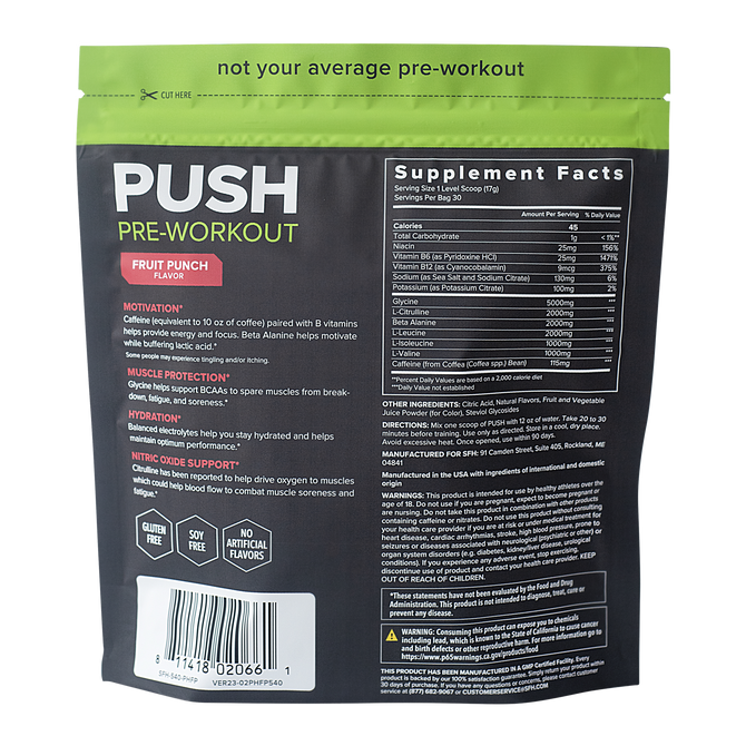 PUSH PRE-WORKOUT