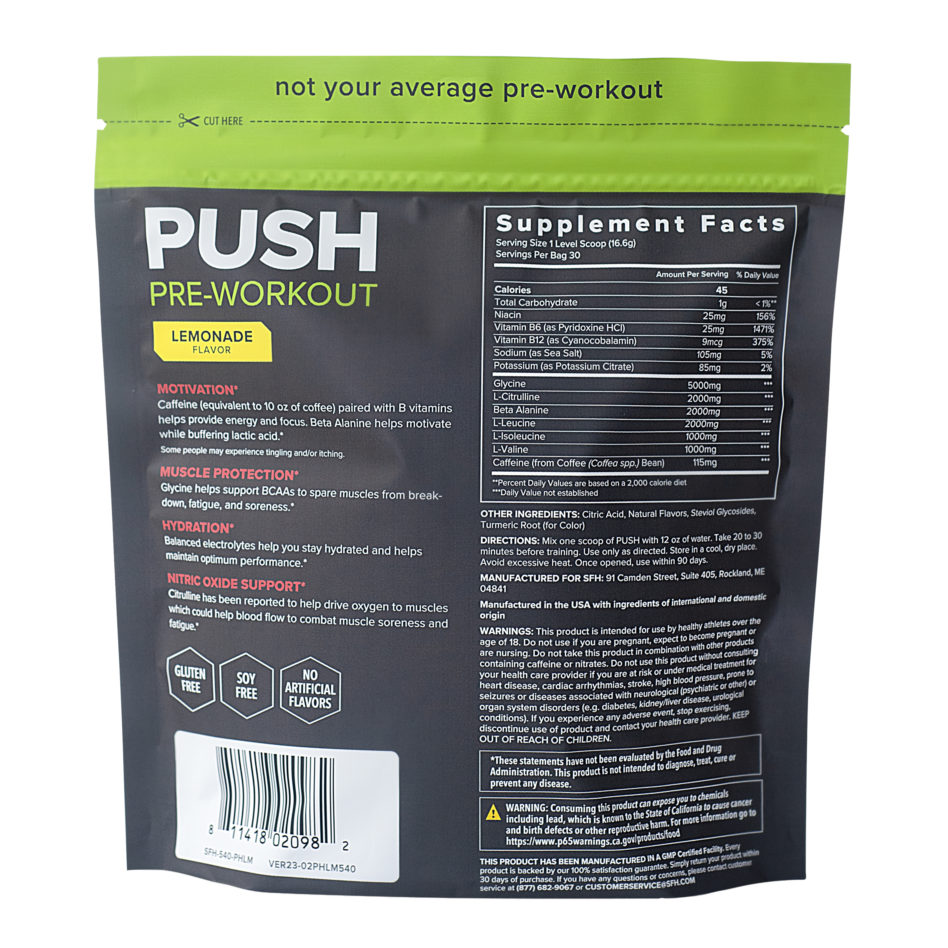 PUSH PRE-WORKOUT