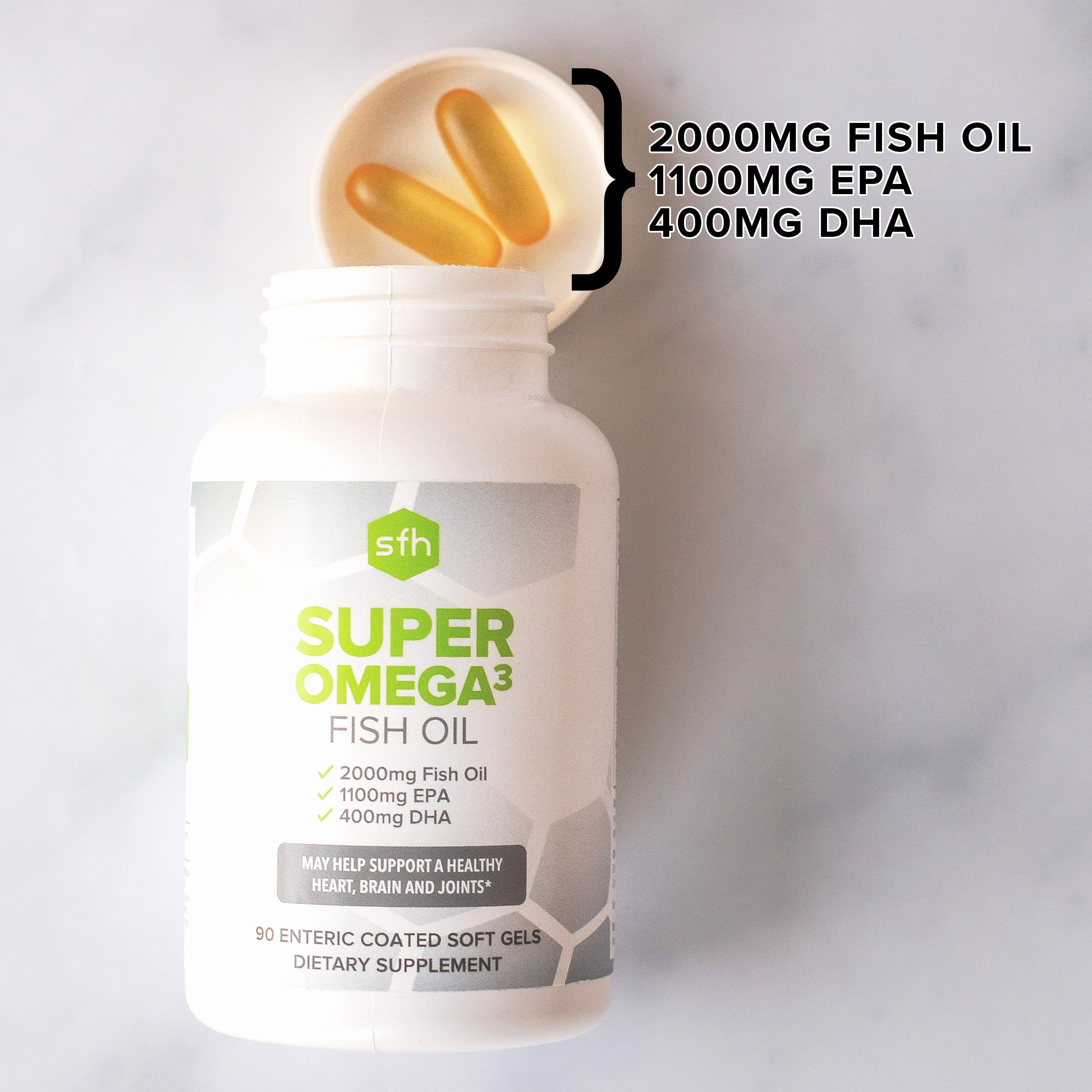 SUPER OMEGA-3 FISH OIL GEL CAPS