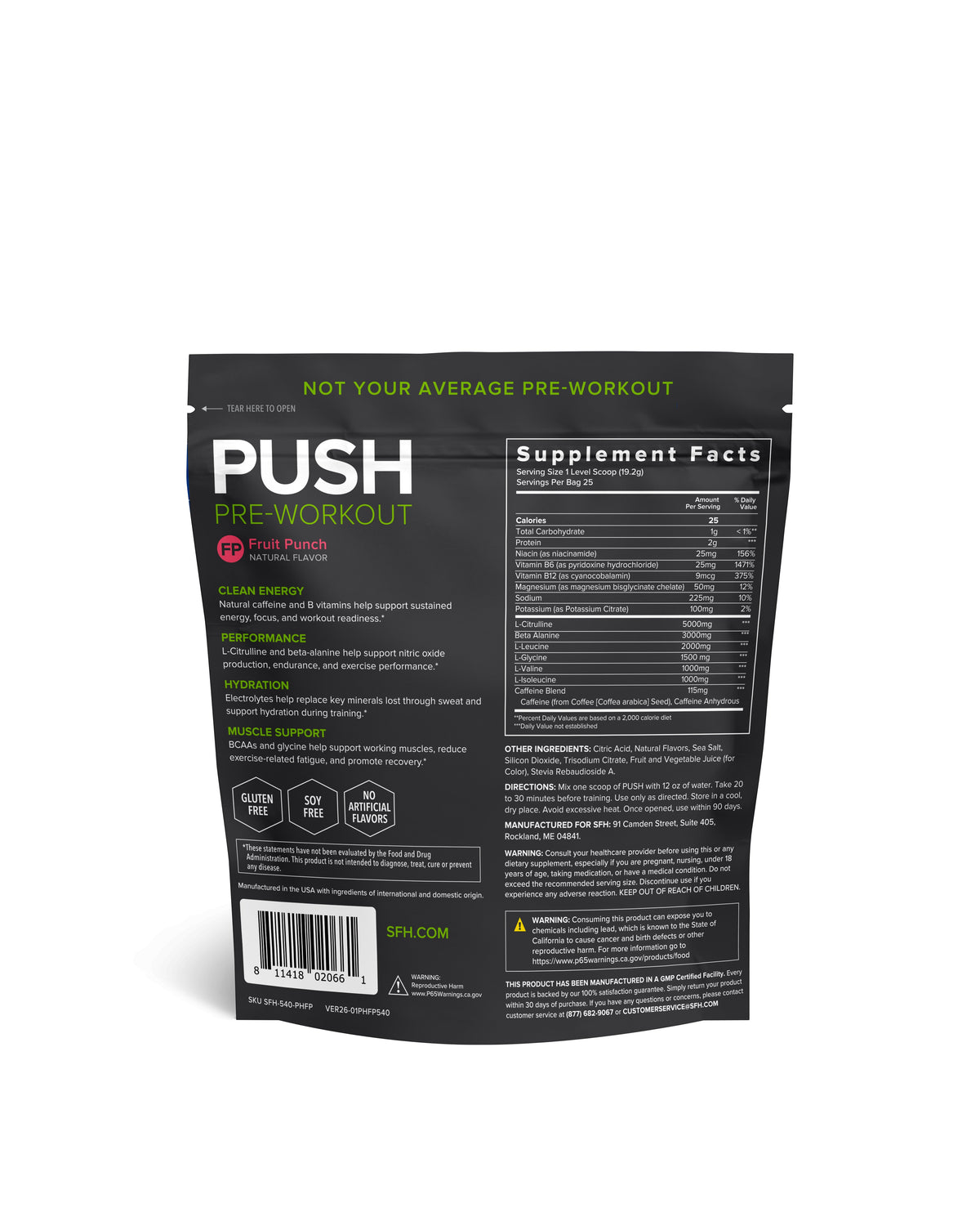 PUSH Pre-Workout