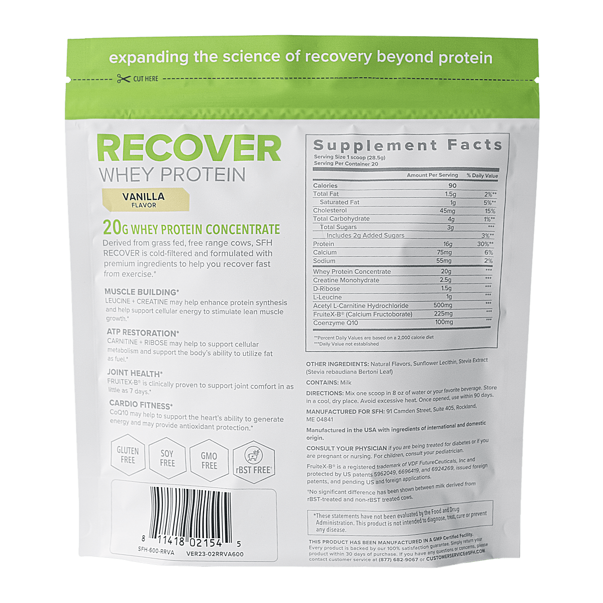 Protein Supplements | Grass Fed Whey for Muscle Support
