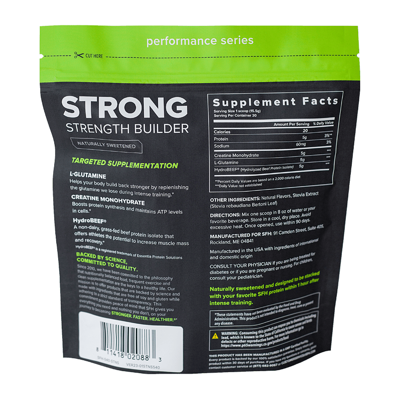 Strong Strength Builder Supplement - SFH