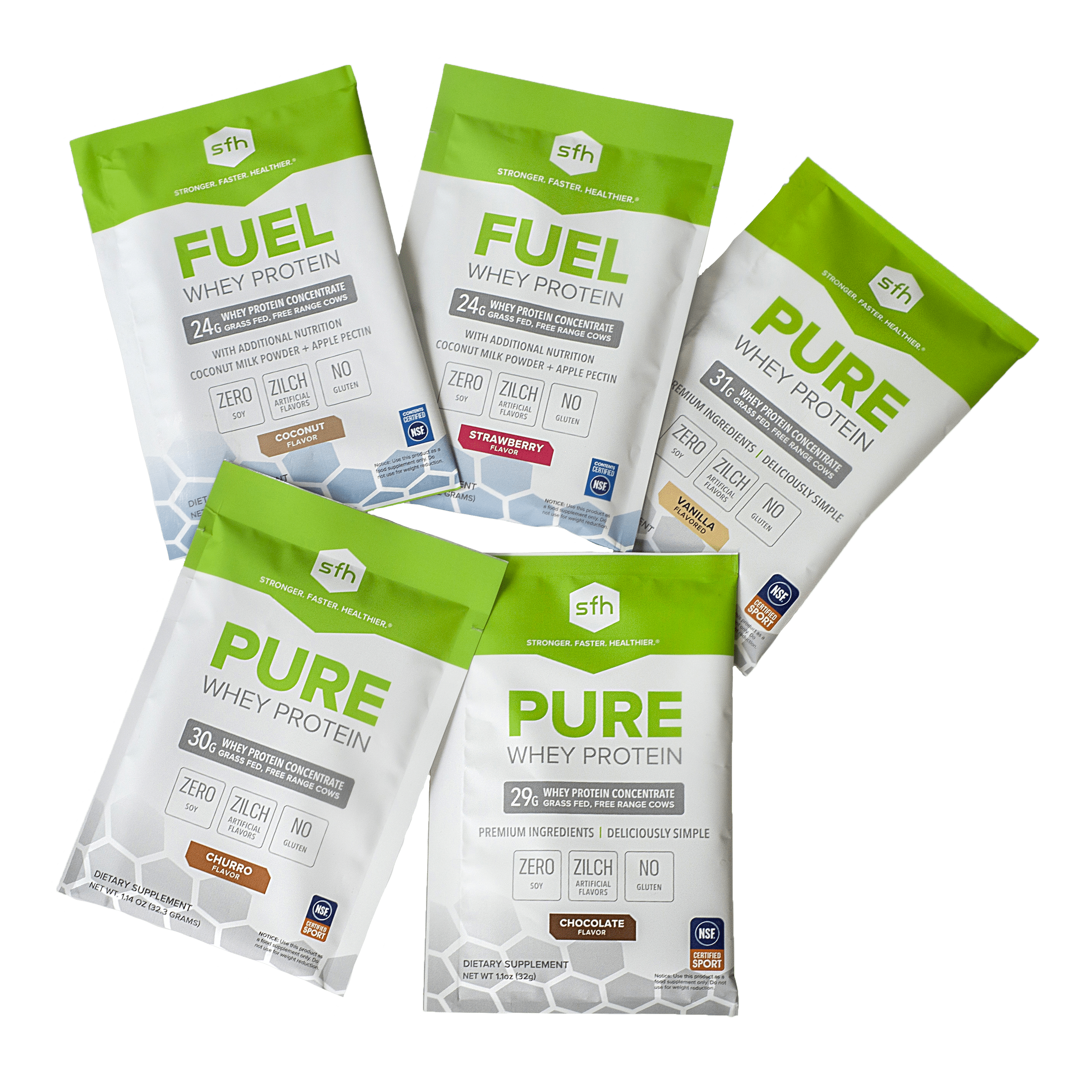 WHEY PROTEIN VARIETY PACK
