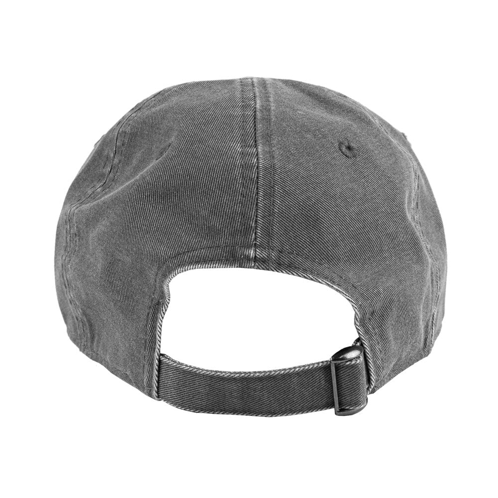 SFH GREY DISTRESSED BASEBALL HAT.